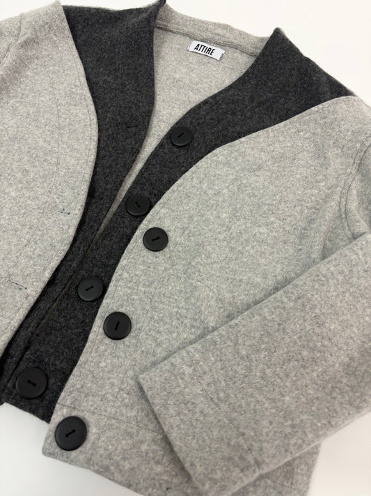 Two layer cardigan