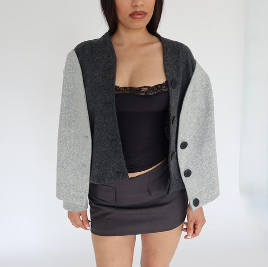Two layer cardigan